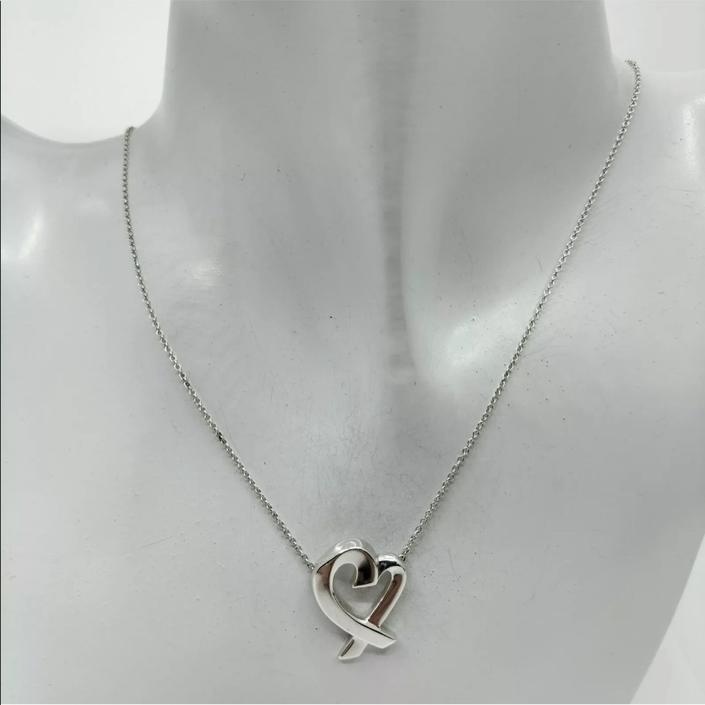 Tiffany and Co. Necklace  Picasso Loving Heart Silver 925 - Picture 4 of 9